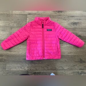 Vineyard Vines Vibrant Pink Kids Puffer Jacket